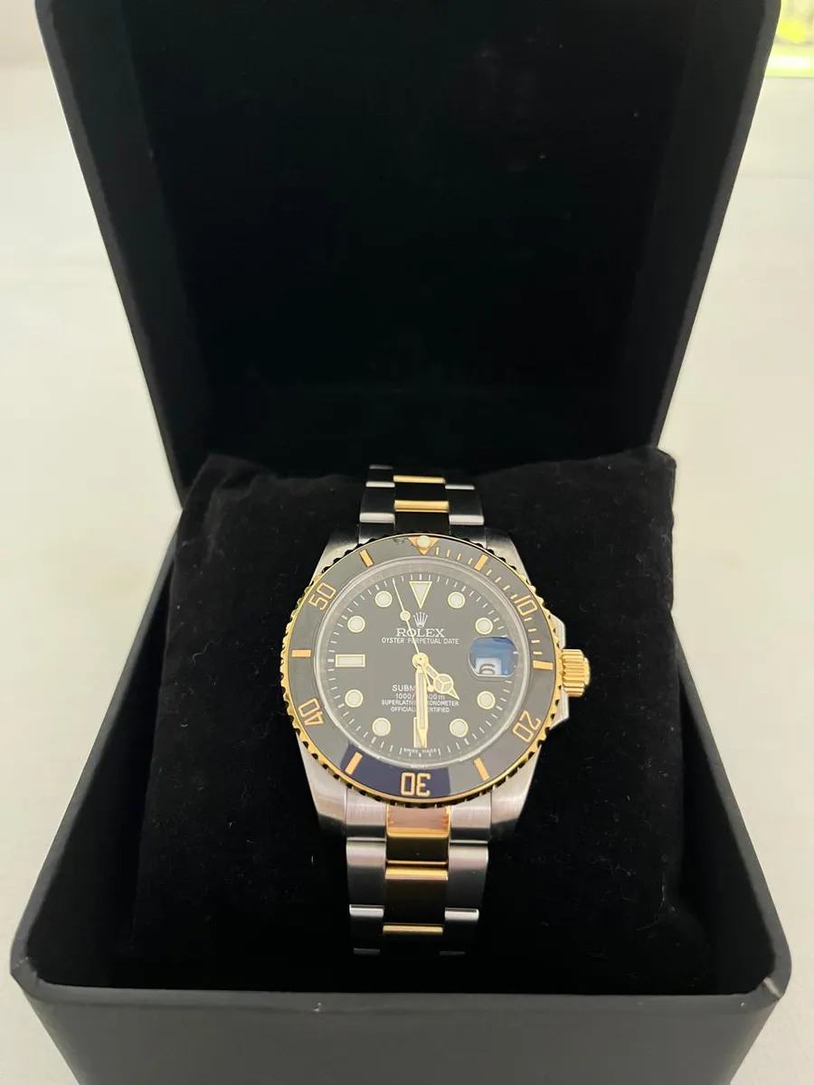imagen Submariner Negro Dorado