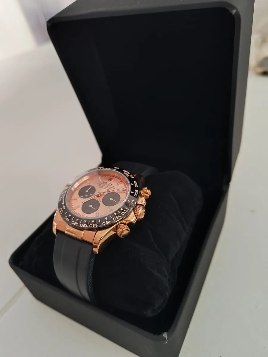 Reloj Daytona Gold Rose 40 Mm Hombre Oro Rosa Reacondicion Negro Oro Rosa Oro Rosa - Image 3