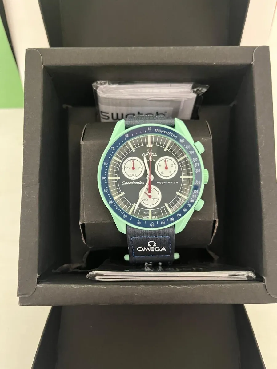 Reloj Mission On Earth 42 Mm Verde/azul Bioceramic Reacon Azul Azul Negro - Image 3