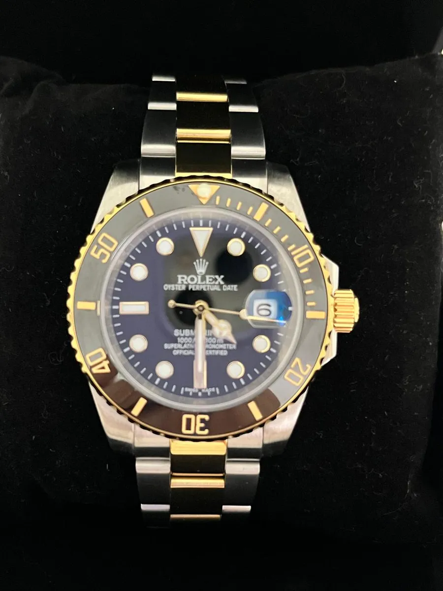 imagen Submariner Negro Dorado