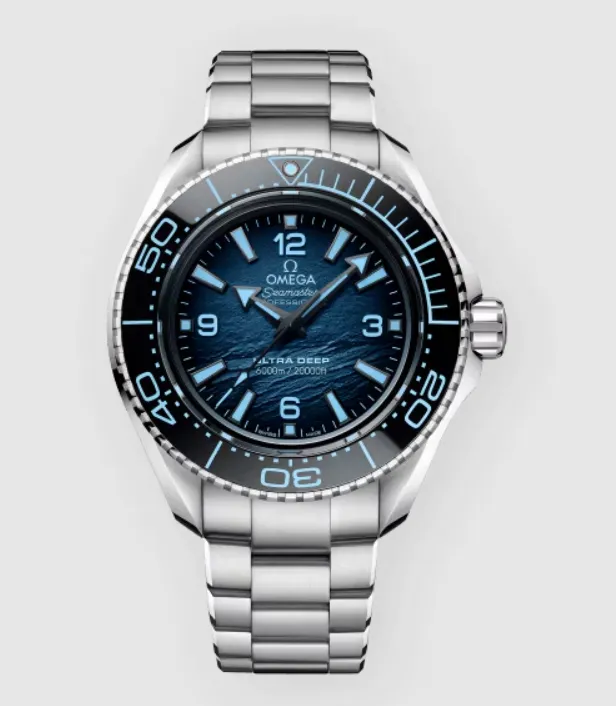 Reloj Seamaster Planet Ocean Azul 42 Mm Acero Hombre Reacon Plateado Azul Azul - Image 3