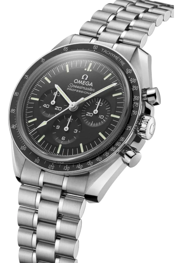 Reloj Omega Speedmaster 42 Mm Hombre Acero Reacondicion Plateado Negro Negro - Image 3